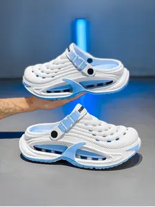 Unisex Eva Sandals All-Seasons Street Style, Thick Sole Height Increase Anti-Slip Beach Shoes, Home & Outdoor Use, Slippers Sandals