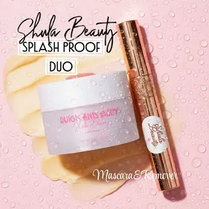 SHULA SPLASH PROOF COMBO/ CLEANSING BALM QUICK&EASY AND MASCARA ULTRA WATERPROOF 5D Cleanser Facial Wash Gentle