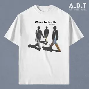 Vintage Wave To Earth 90s T-Shirt – Retro Indie Band Graphic Tee, Trendy Unisex Cotton Streetwear Top for Men & Women