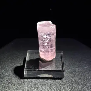 Tourmaline Crystal, Paprok - Soft Baby Pink, Gemmy and Translucent
