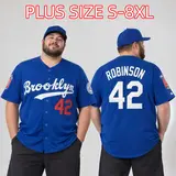 Plus Size Men's Exquisite Embroidered Baseball Jersey S-8XL Short Sleeve Athletic Top with Embroidered Flair, Training Match Shirt, Pro Polish via Exquisite Embroidery, for Field to Gym Use