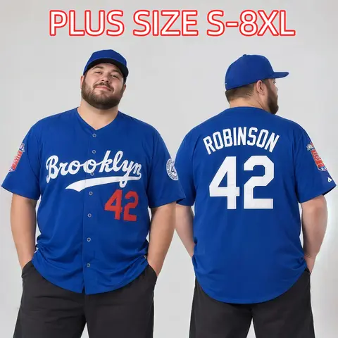 Plus Size Men's Exquisite Embroidered Baseball Jersey S-8XL Short Sleeve Athletic Top with Embroidered Flair, Training Match Shirt, Pro Polish via Exquisite Embroidery, for Field to Gym Use