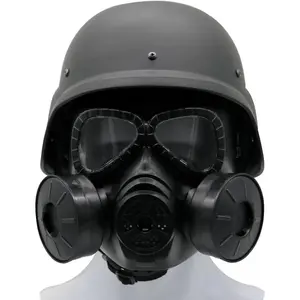 Full Face Airsoft Gas Mask M88 Helmet Tactical Skull Game Mask for BB Gun Cosplay Costume Halloween Masquerade