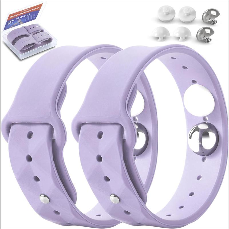 Motion Sickness Bands for Adults and Kids Nausea Relief for Pregnant Women Seasickness Wristband for Cruise Ship Essentials (white) breathable silicone