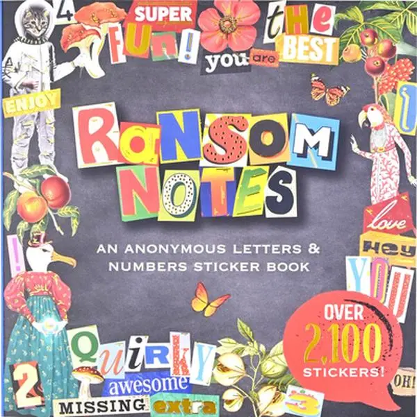 Aesthetic Sticker Book - Decorative Album with 2100+ Pieces for Scrapbooking, Peter Pauper Press Inc, Paperback, Decorative Sticker Album