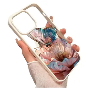 Premium Magnetic Phone Cases for iPhone11/12/13/14/15/16//17/Air/promax/Plus Elegant Floral Butterfly y2k cased MagSafe Ready, Anti-Fall, Springtok and Ultra-Thin Design |       Perfect for Everyday Use Protector Screen Protector Aesthetic Resistance