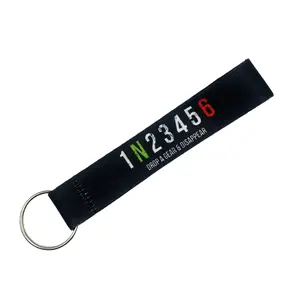 PatchCentral1 Drop A Gear and Disappear 5.5x1.0 Inch Keychains Premium Quality Key Tag for Motorcycle, Car, Scooter, ATV, UTV