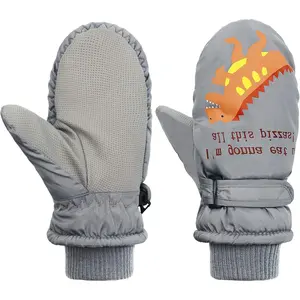 X-GLV04   Toddler Mittens Winter Snow Glove waterproof mitten Warm Fleece Kid Ski Gloves for Boys Girls