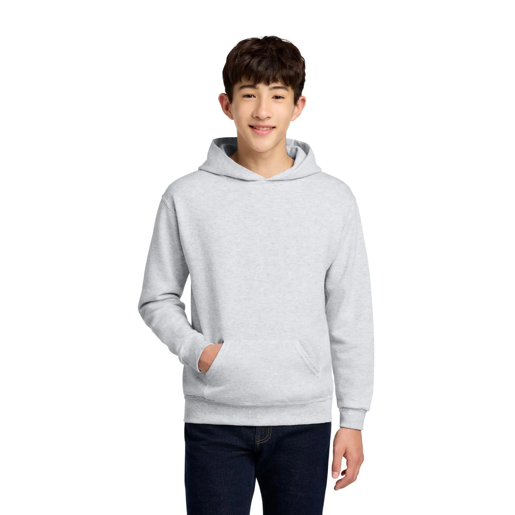 Custom Embroidery or DTF Print - Jerzees ®  - Youth NuBlend ®  Pullover Hooded Sweatshirt.  996Y
