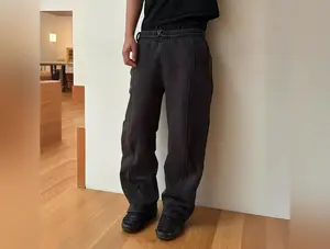 Men Stretch Rope Sweatpants Casual Trousers