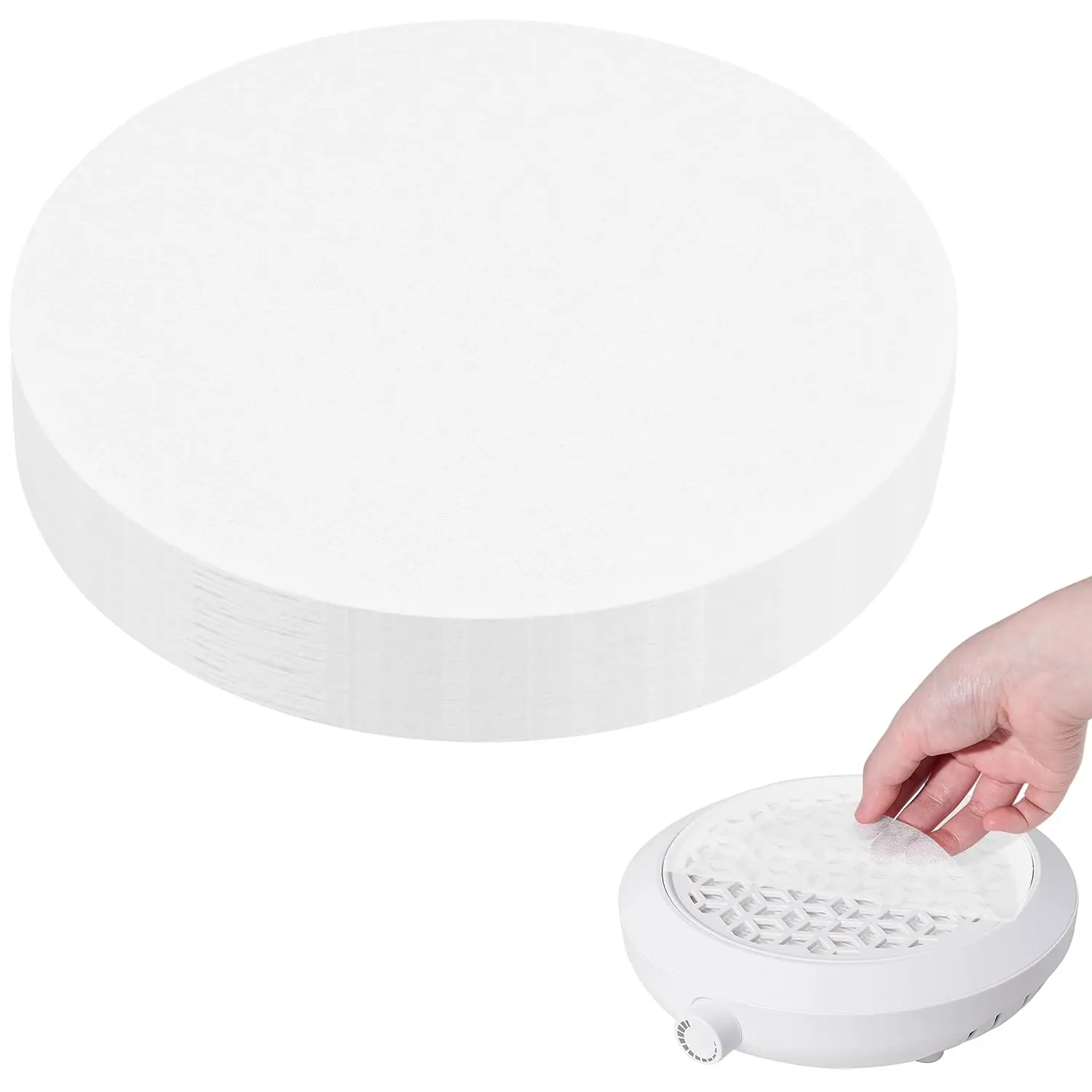 Nail Dust Collector Filter Paper Dust Collector Nail Tech For Salon Supplies | 200 Sheets Nail Dust Collector Sheets for Nail Dust Collector Machine, Disposable Dust Vacuum Filter For Salon Nail Tech