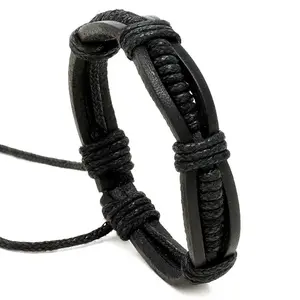 5pc/set Mystery Lucky Leather Bracelet All Gender - Fashion Accessory