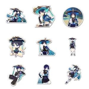 Wanderer Pack 9 PCS Sticker Vinyl, G Car Wall Kid Phone Book Stickers, Funny Sticker Decal Decor