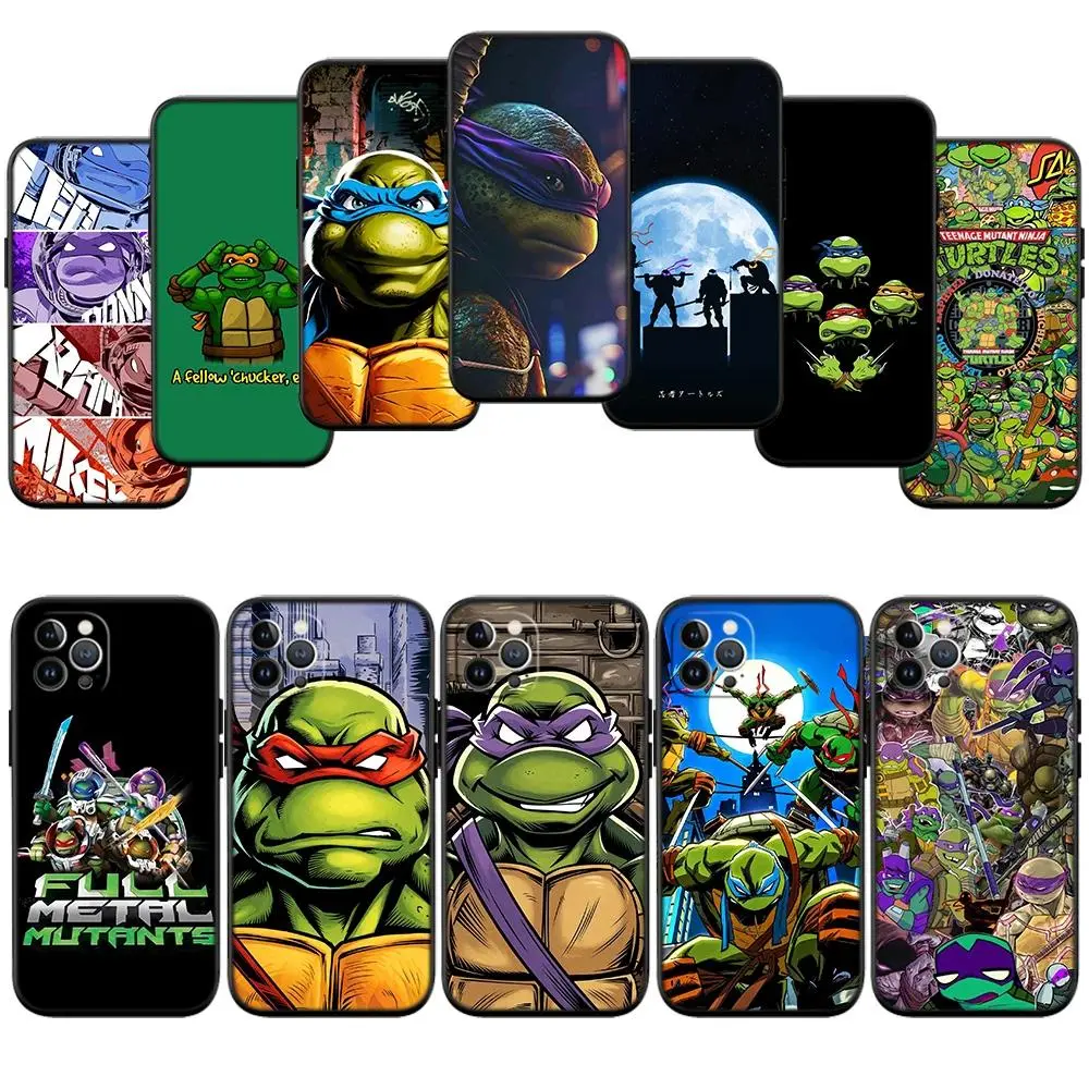 QE27 TMNT New High-End Shell Phone Case for iPhone 17 16 15 14 13 12 11 Pro Max Pro Plus Air