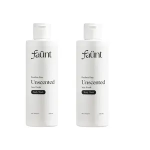 Faunt Acidified Body Wash -Pack of 2, Powered By Mandelic Acid - Moisturizing Formula