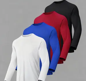 4 Pack Long Sleeve Shirts for Men – Quick Dry, Moisture Wicking, UV Protection UPF 50+ Workout Hiking Fishing Tees,fathersdaygift dealsforyoudays