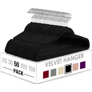 Utopia Home Velvet Hangers – Ultra-Grip Non-Slip + 360° Swivel Hook Heavy Duty Hangers for Dresses & Outerwear | Premium Space-Saving Closet Must-Have
