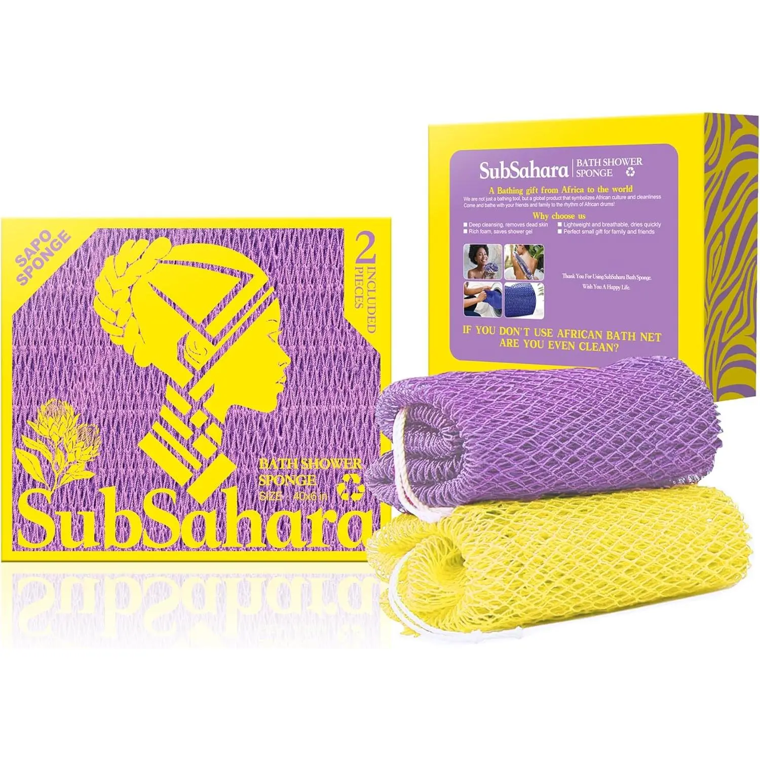 Lavender Purple & Bright Yellow