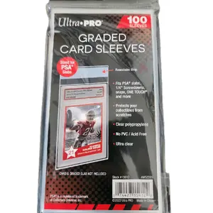 Graded Card Sleeves Pack (100 Sleeves) - for Collectors and Enthusiasts