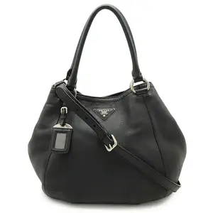 Pre-owned PRADA Others Shoulder Bags Leather 2way Bag