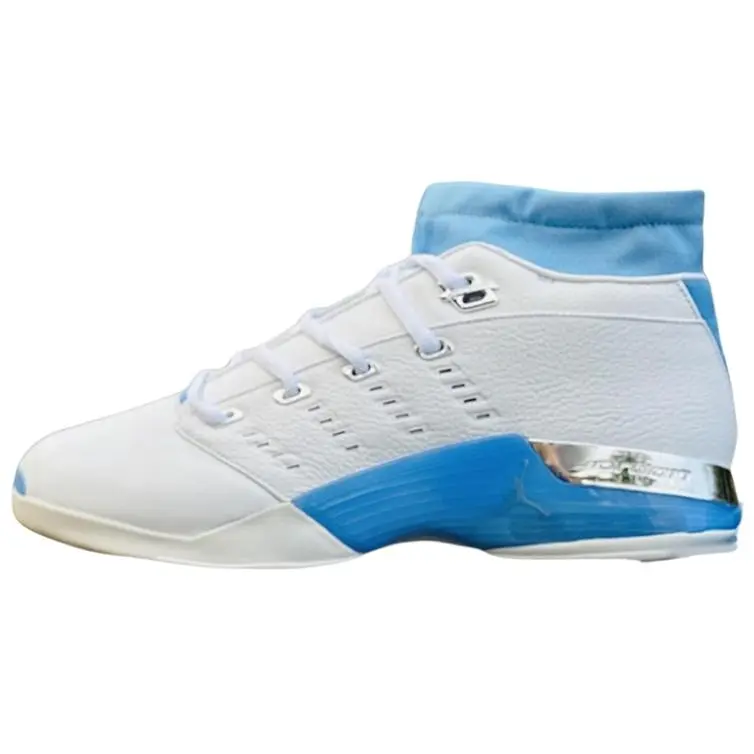 Jordan 17 Retro Low Sp University Blue 2024 Comfort Mid Top Basketball Shoes Men's FJ0395-101