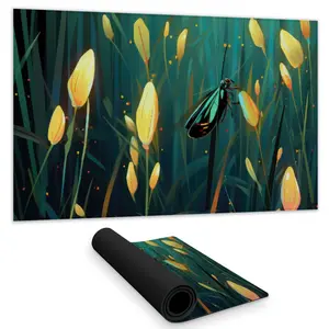 MWW C1DM14240XE7M5 14 x 24 in. Appealing Turquoise Gaming Mat for Home Decor - Stylish Design