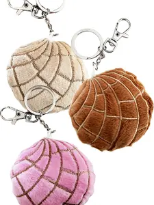 Original Xochico Plush Concha Key Chain - Cute and Soft!
