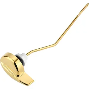 Suitable for TOTO Toilet Handle Replacement Parts Kit Universal Type THU068 #   Suitable for St743S Side-Mounted Toilet Flush Tank Control Lever Handle Suitable for TOTO Kohler Toilet Flush Tank Control Lever Handle 1 Piece Pack Shiny Gold