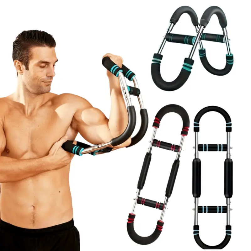 thumbnail image 2 of RAD Arm Blaster Bodybuilding Bomber – Bicep Curl Triceps Muscle Builder (Black, Adjustable) 2 of 5