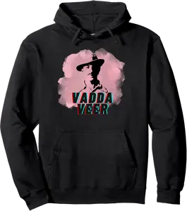 India Punjabi Singh Brother Vadda Veer Authentic Desi Quote Pullover Hoodie - Jesusmissa Shop 31B0BMY1V8B3