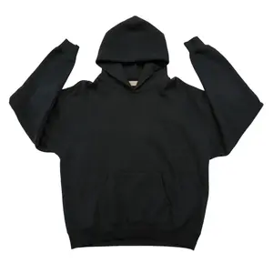 Oversized Hoodie for Men Women Limo Black Pullover Sweatshirt Casual Workout Pullover Hooded Sweatshirts for Adults with Kangroo Pocket Streetwear Daily Outfits