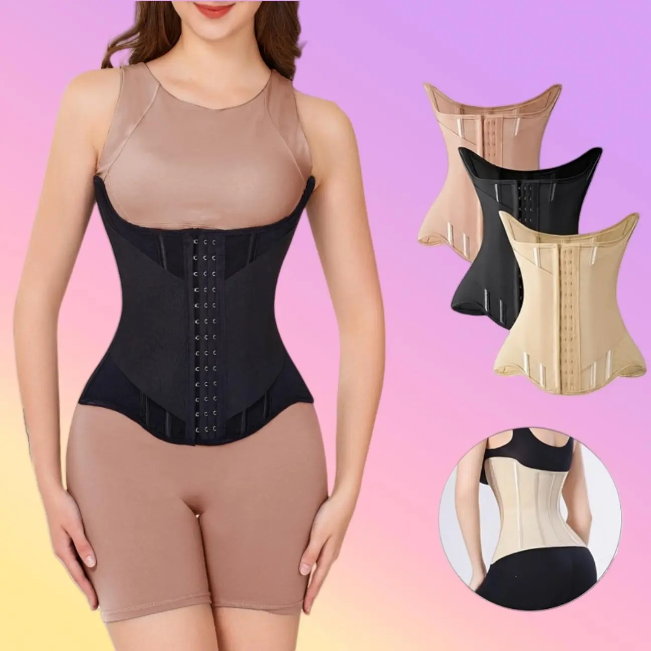 Large Size Waist Training Belt for Men & Women, Breathable Abdominal Control Corset, Comfortable Daily Wear Casual Shapewear, High Waist Shapewear, Firm Tummy Control, Corset Waist Shaper