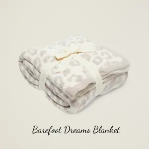 Barefoot Dreams Heathered Throw - Soft Polymicrofiber Blanket for Warmth, 46x60, 54x72, 32x30, 30x30, Ideal for Lounging and Relaxing