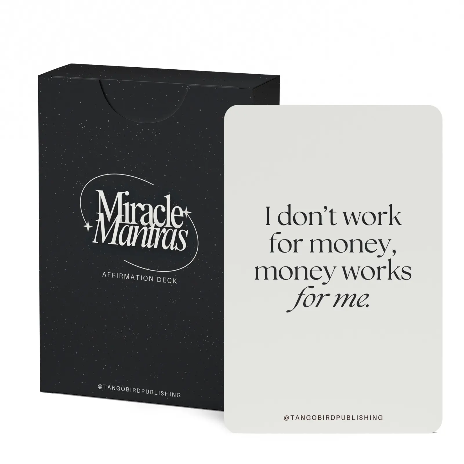 TangoBird Miracle Mantras Affirmation Deck - 60 Cards for Manifestation and Daily Affirmations