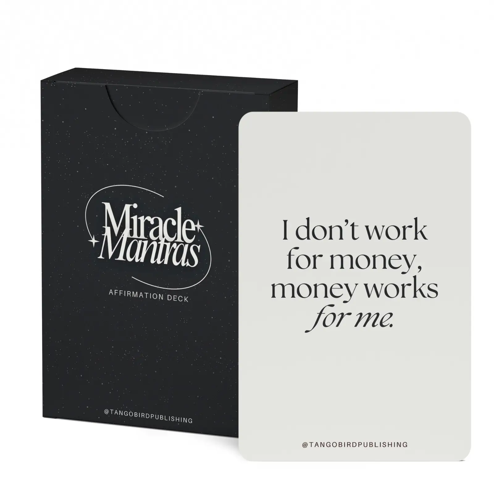 TangoBird Miracle Mantras Affirmation Deck - 60 Cards for Manifestation and Daily Affirmations