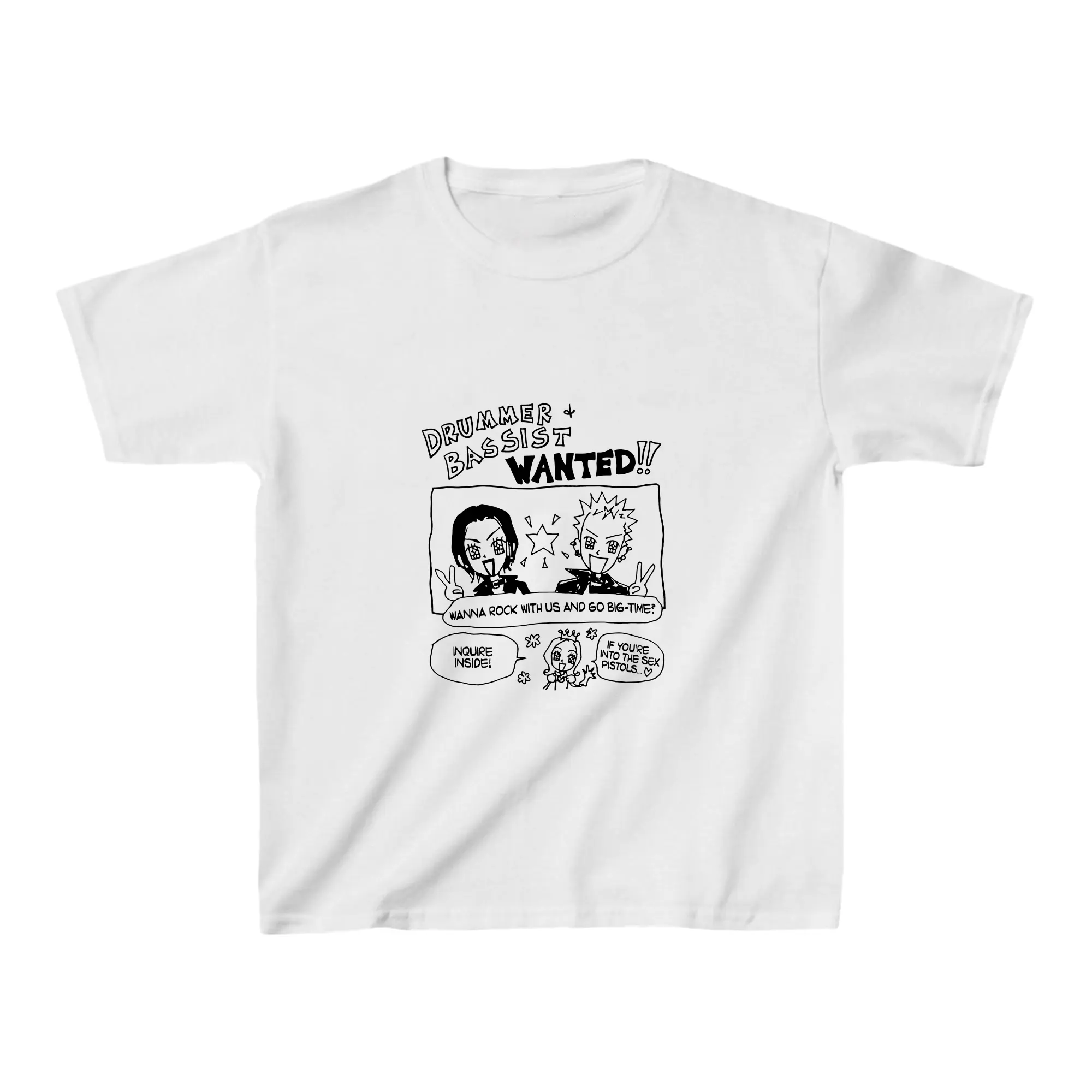 Nana Anime Baby Tee, y2k clothing,vintage