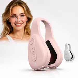 Red Light Nose Shaping Clip, Electric Nose Beauty Device, Nose Shaping Massager with 6 Modes & 10 Intensity Levels, Ideal Gift for Friends