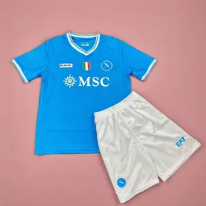 Napoli 2025/26 Home and Away Full Set Soccer Kit, Serie A Premium Fabric Match Style Set G