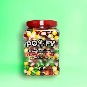 1.2 LB - 24 HR Freeze Dried Rainbow Crunch Original Skittlezzz