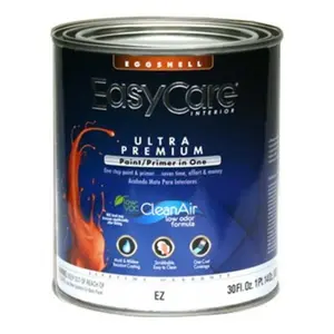 212 MAIN Latex Enamel Interior Paint, Low-Odor Deep Base with Eggshell Finish, EZD-QT Ec Qt Pack of 4, for Automotive & Motorcycle Paint Care
