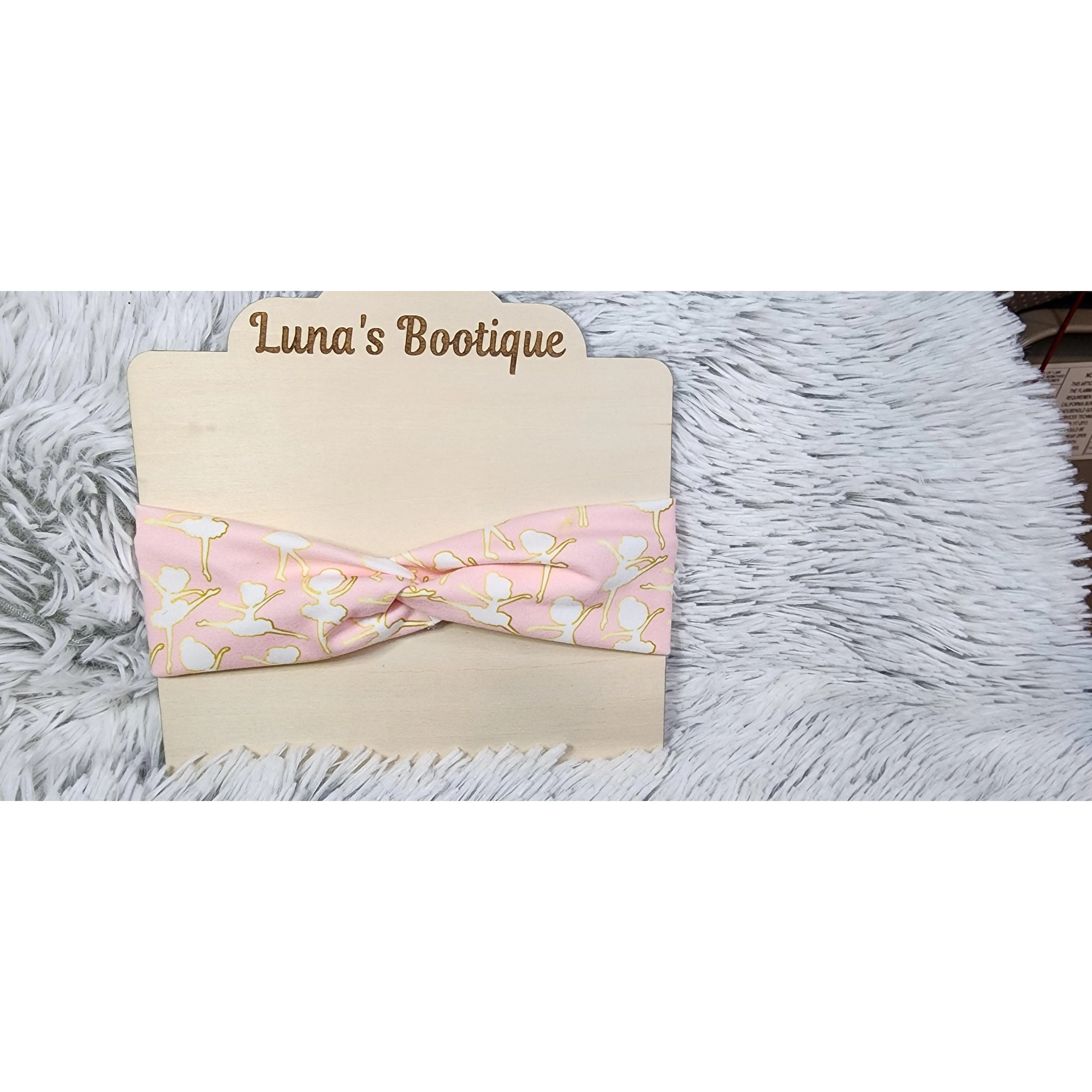 Tiny Dancer: Pink Ballerina Twist Headband