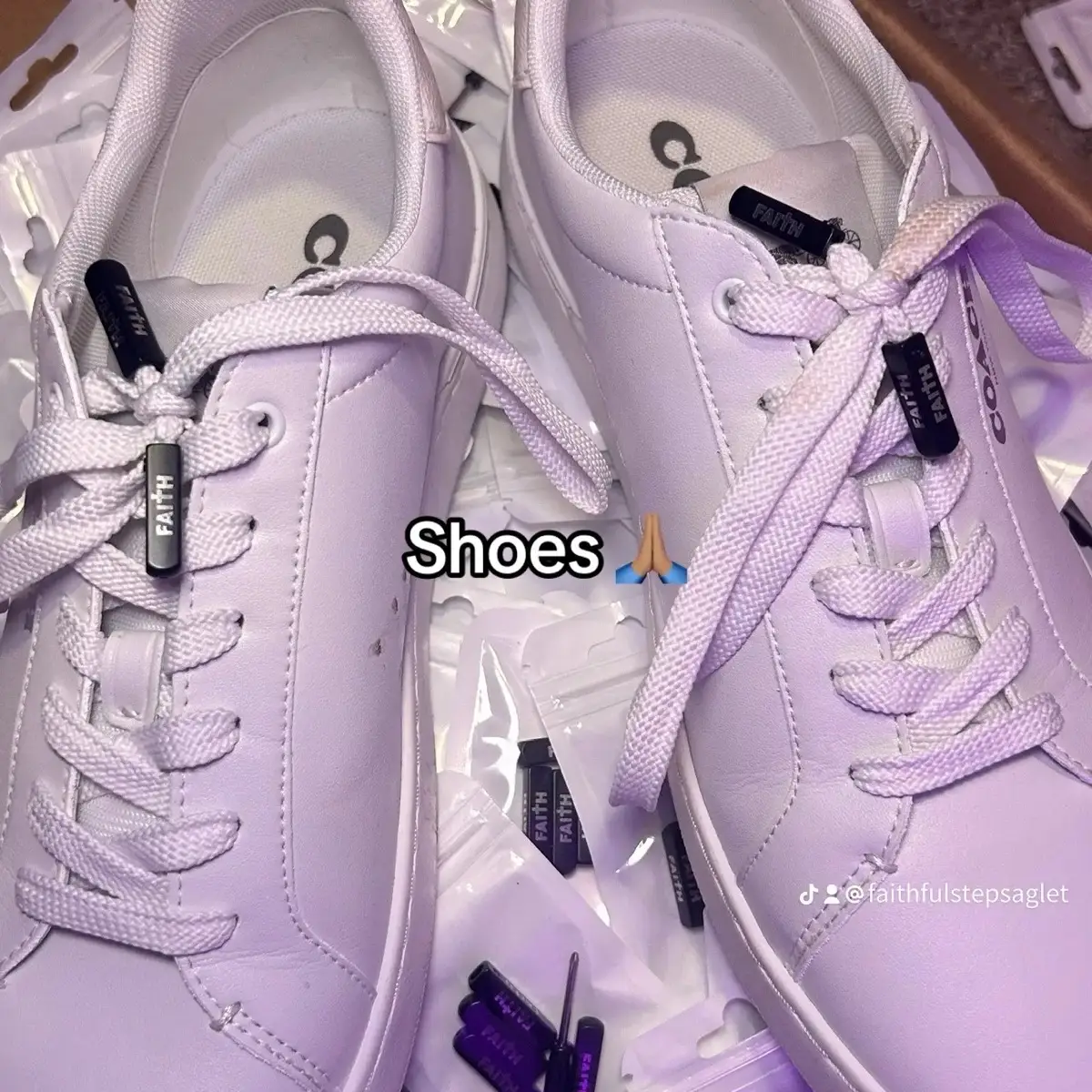 Faith Shoelace Tips - Spiritual Shoe Lace Charms, Universal Fit Religious Symbols for Daily Inspiration, Durable Christian Aglets for Sneakers & Gear