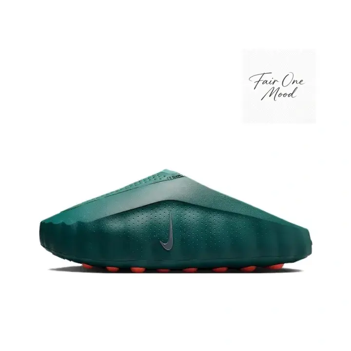 Lightweight Gradient Forest Green Water Resistant Molded EVA Slip On Slippers Orange Non-Slip Traction Bottom Arch Support Wave Edge Thick Platform Soft Cushioned Foam Sandals Packable Unisex Travel Sauna Backyard Pool Daily Casual Street Slides