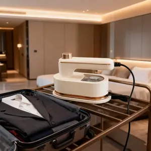 Black Friday Portable Travel Mini Iron for Clothes 3 in 1 Steamer 180° Rotating Handheld Iron Small Size for Dry & Wet Conditions 40W 50ml Water Tank Compact Foldable Lightweight Ironing Machine Household