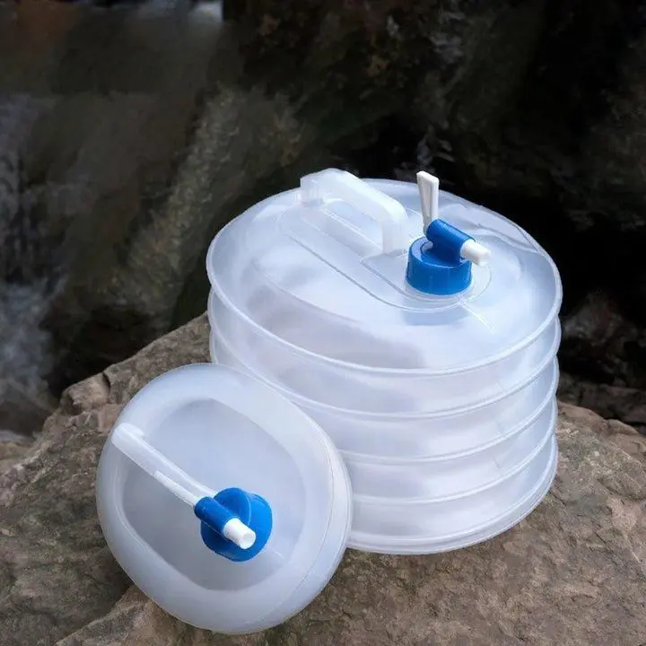 Leak Proof Hydration Bottle, Collapsible Folding Container for Camping Gear, Travel Use in Sports & Outdoor Activities