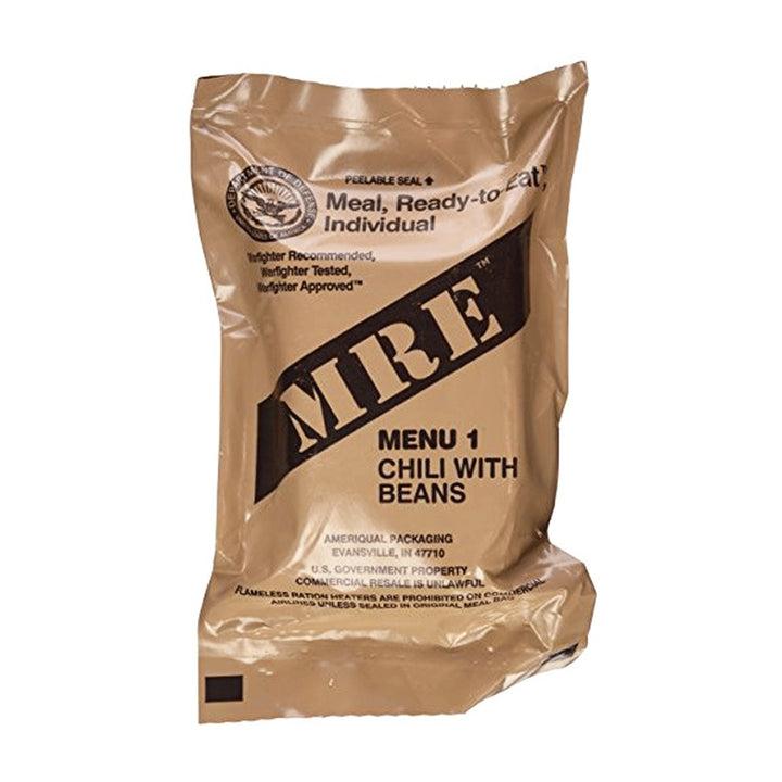 Military MRE Single Meal Inspection Date May 2025 or Newer 1250 Calorie Energy-Packed Ration for Camping & Outdoor Activities