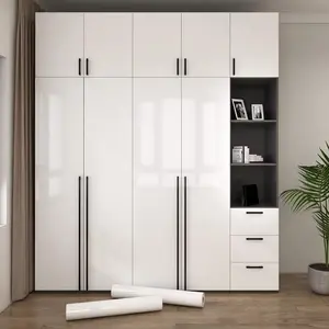 Pure Oil-Proof Furniture Sticker Wallpaper, Self-Adhesive Removable for Living Room Kitchen Cabinets Indoor Use Peel and Stick Wallpaper Designs