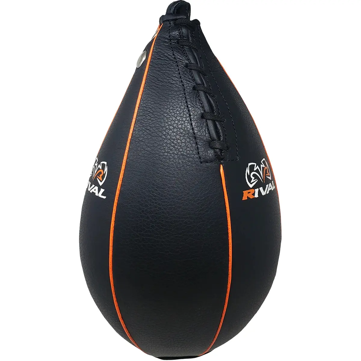 RIVAL Boxing RSPD5 Tear Drop Speed Bag - 9" x 5", Black/Orange, Boxing Speed Trainer