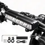 Super Bright Aluminum Alloy Bike Headlight, USB Rechargeable Mountain Cycling Night Light, Suitable for Various Types of Bicycles & Ebike, dirt bikes, Ebike light