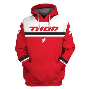 Hoodie Thor Mx, Thor Pulse, Motocross, Thor Racing Racing Uniform V20 3D Hoodie All Over Printed Clothes Shirt Men Letter Graphic Round Neck Tee